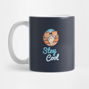 Stay Cool Ice Cream Summer Quote Mug